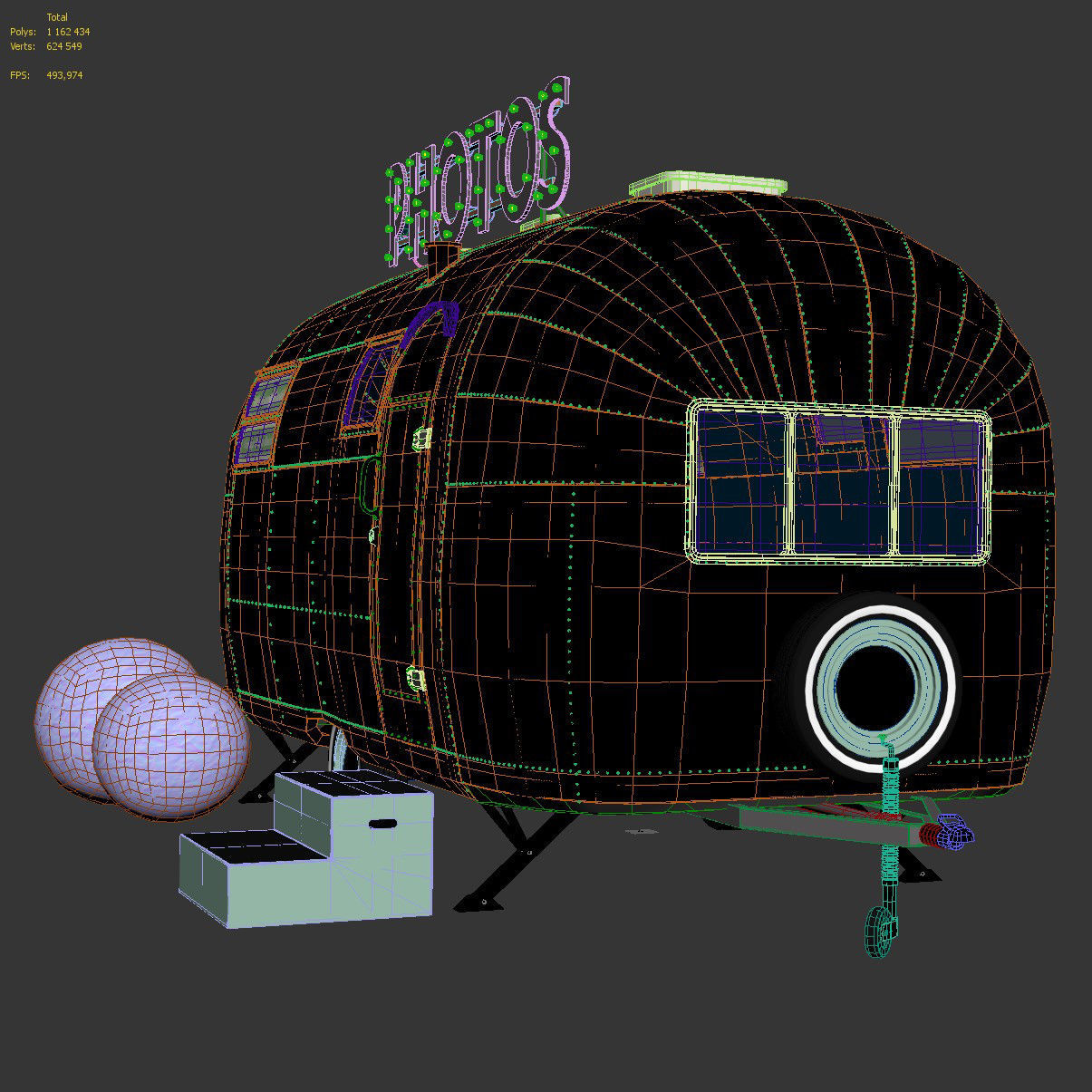 Retro photo studio Airstreamstudio 3D model_14