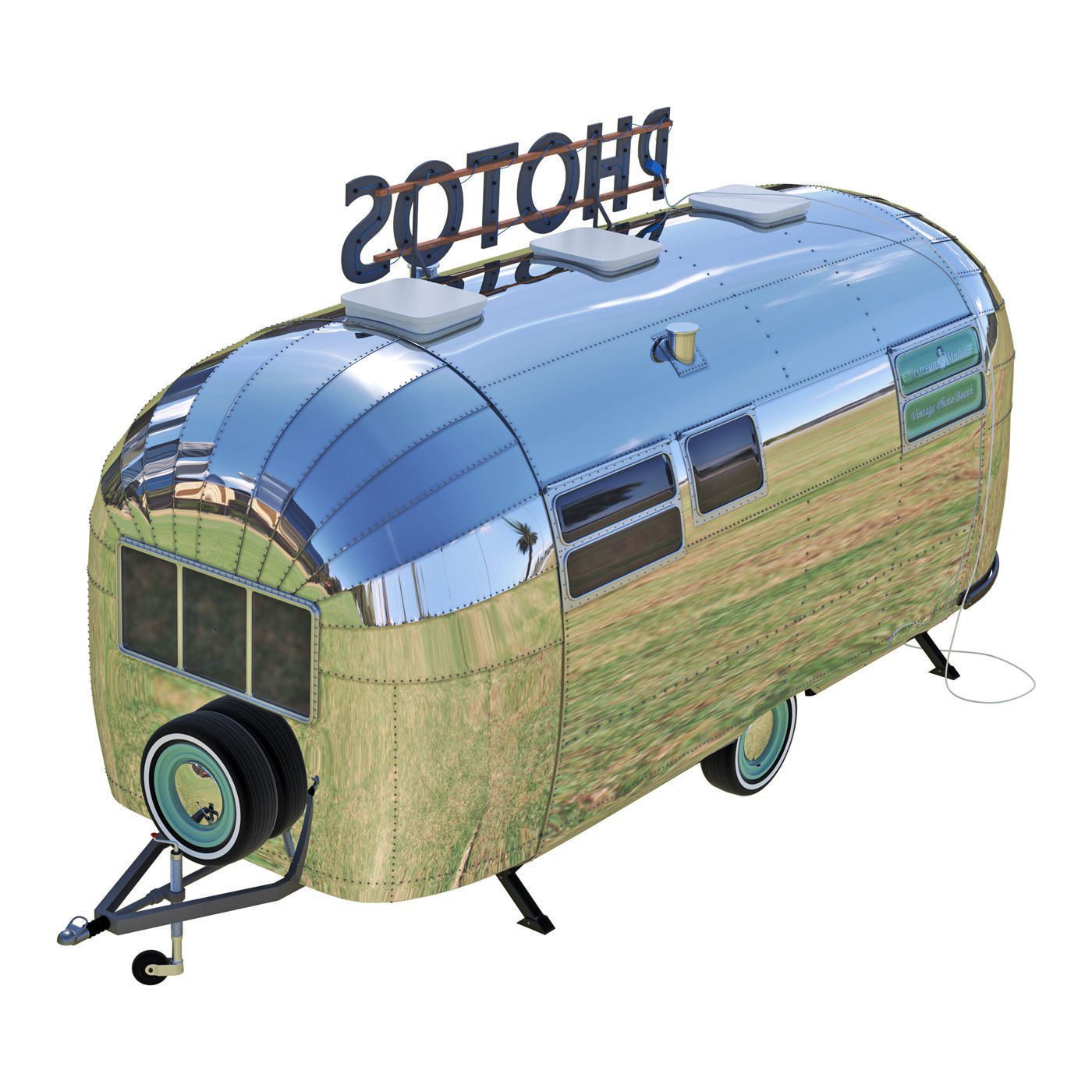 Retro photo studio Airstreamstudio 3D model_6
