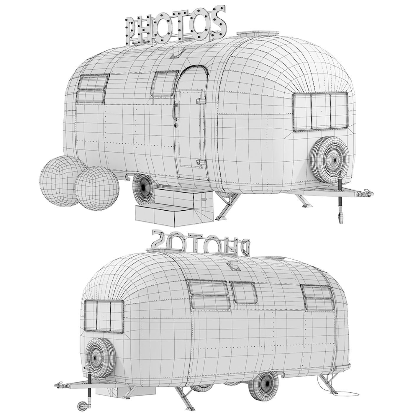 Retro photo studio Airstreamstudio 3D model_10