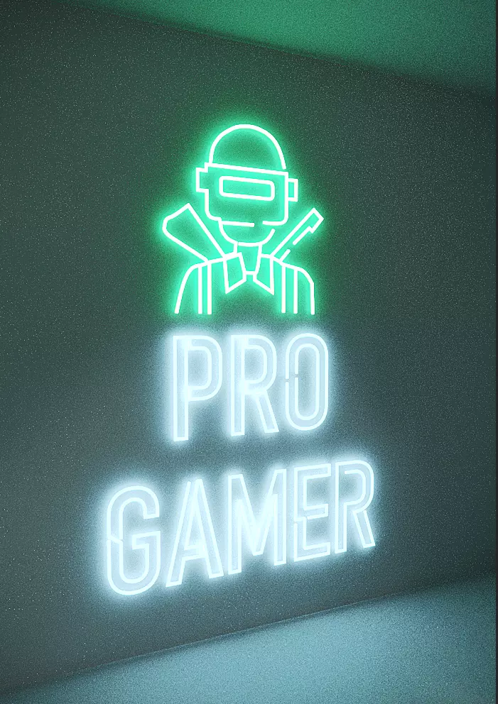 Neon lights Free 3D model
