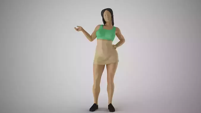 Chatter Girl 2 3D print model
