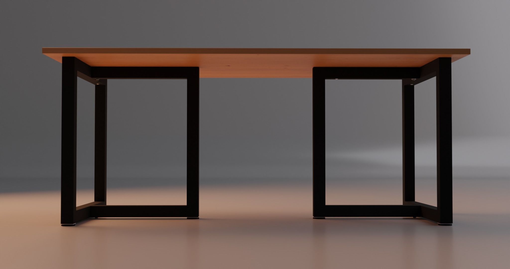 Table for work an a office 3D model_1