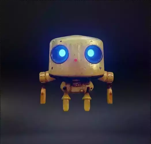 Cute Robot Free 3D model