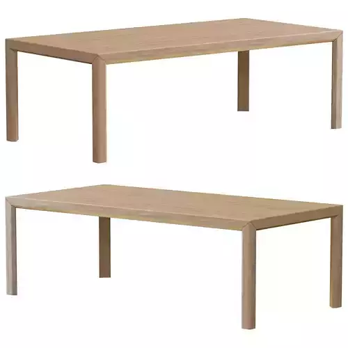 ANTOINE DINING TABLE by baker 3D model