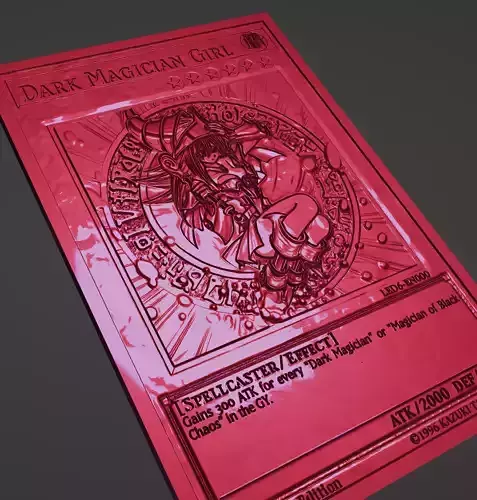 Dark Magician Girl-Yugioh-Card