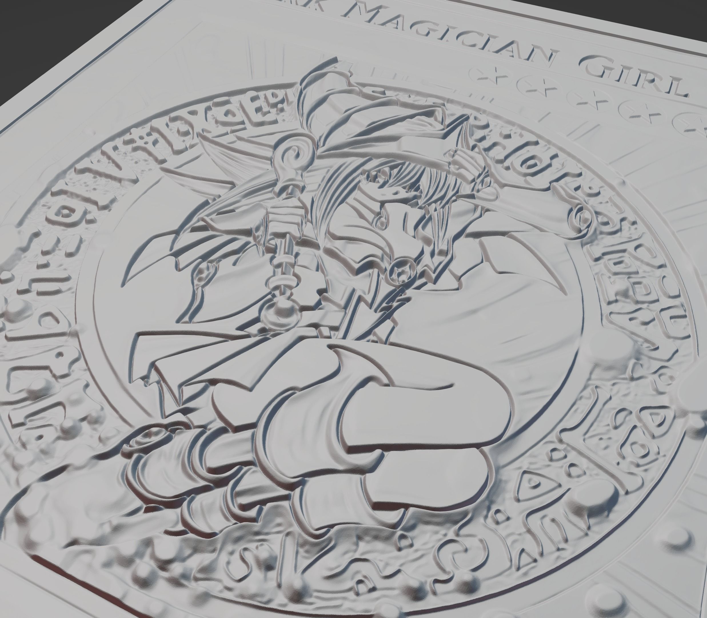 Dark Magician Girl-Yugioh-Card 3D print model_3