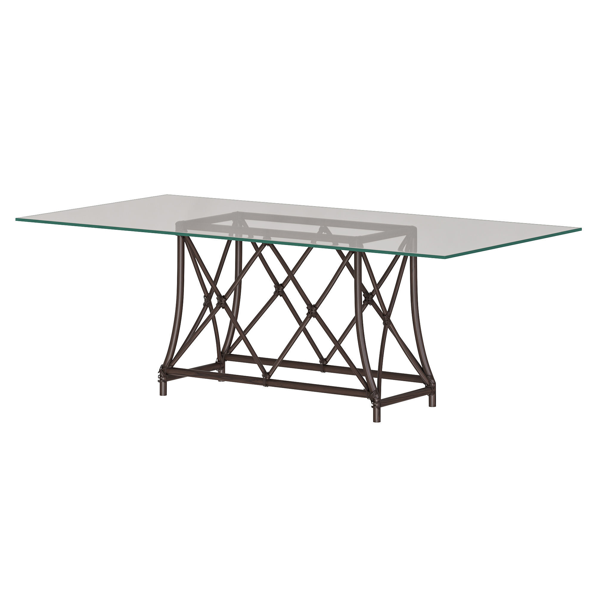 GONDOLA RECTANGLE DINING TABLE 3D model_7