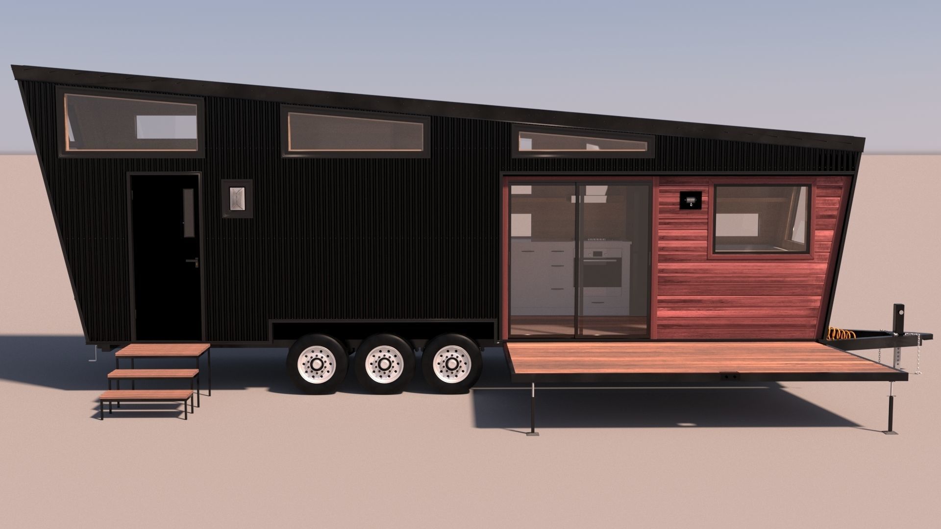 trailer DRAPER ARK Free 3D model_2