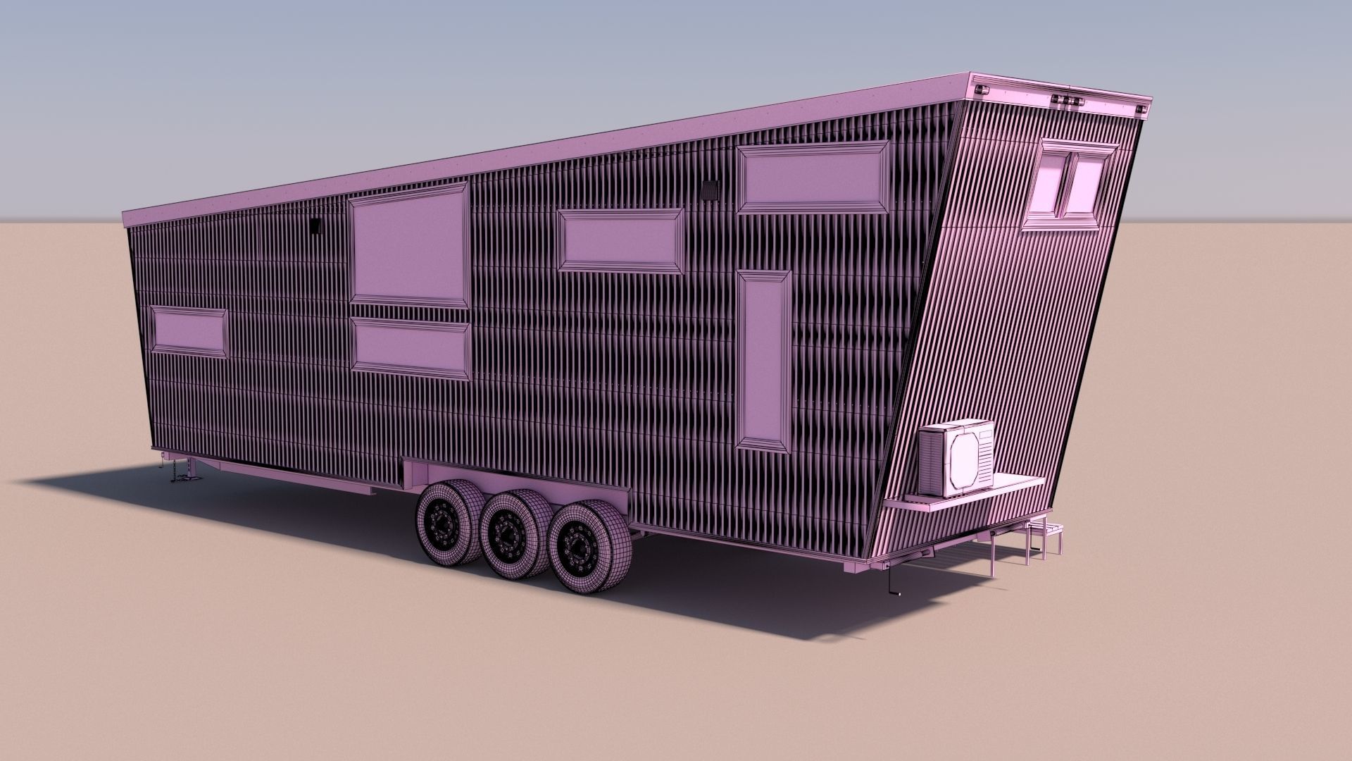 trailer DRAPER ARK Free 3D model_7
