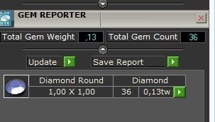 stylish pendant cross with stones diamond 3D print model_26