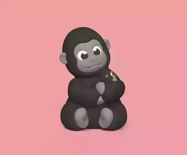 Gorilla and Baby