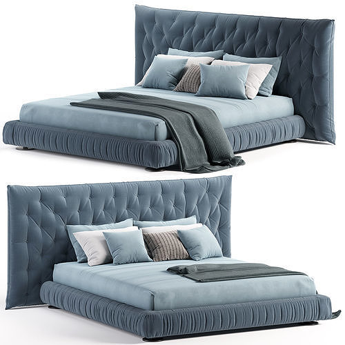 Bed full Moon by bonaldo 3D model