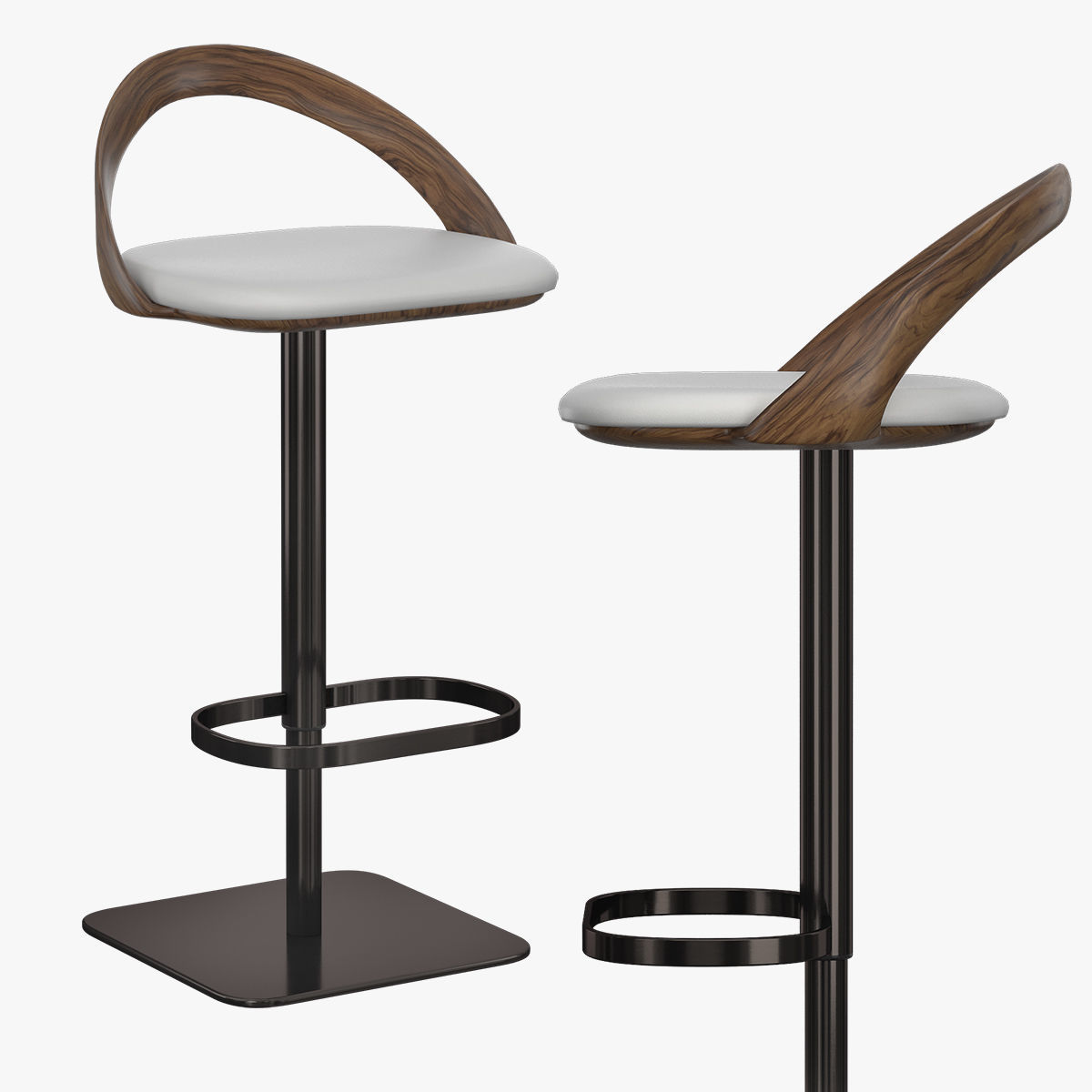 Ester sgabello bar stool 3D model_9