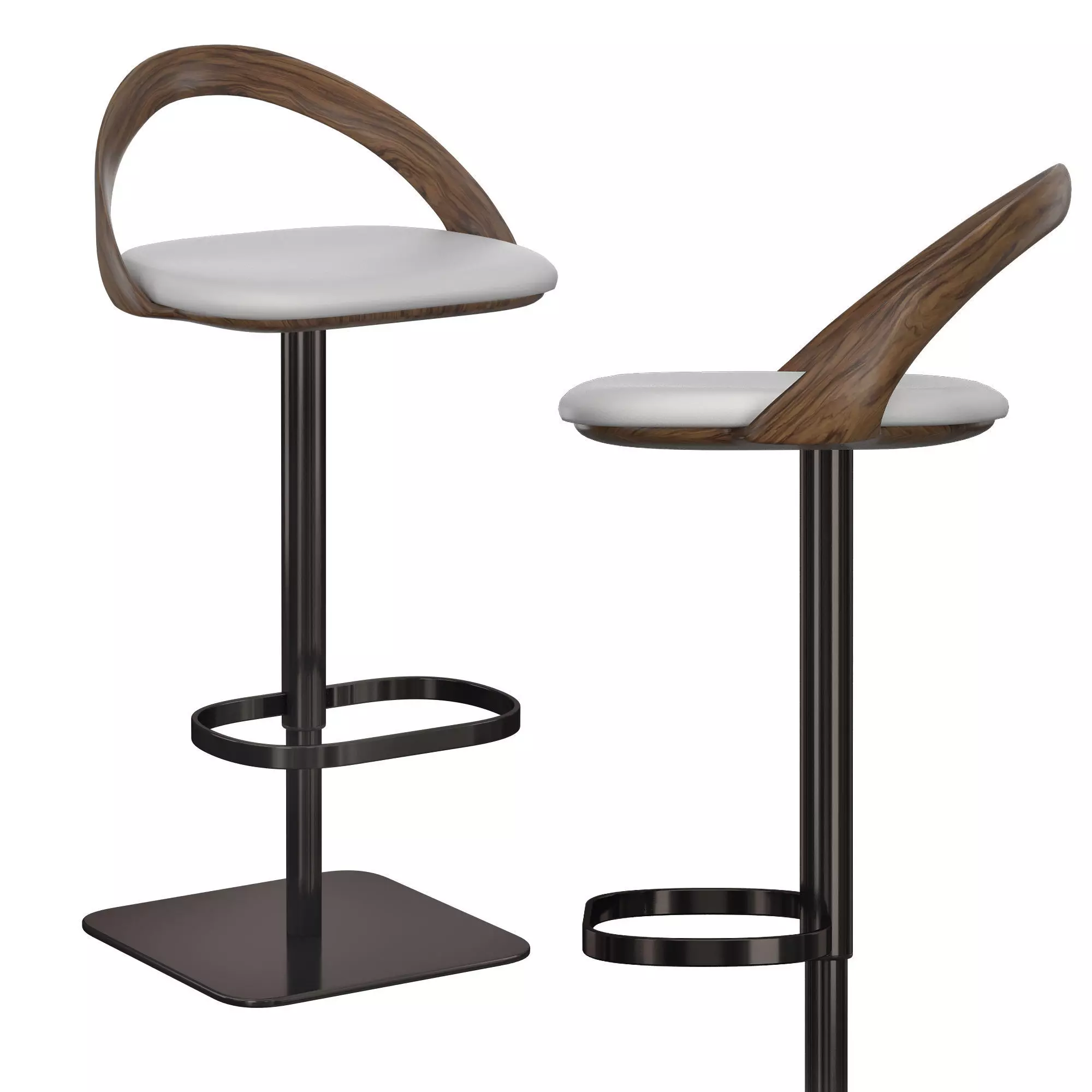 Ester sgabello bar stool 3D model_0