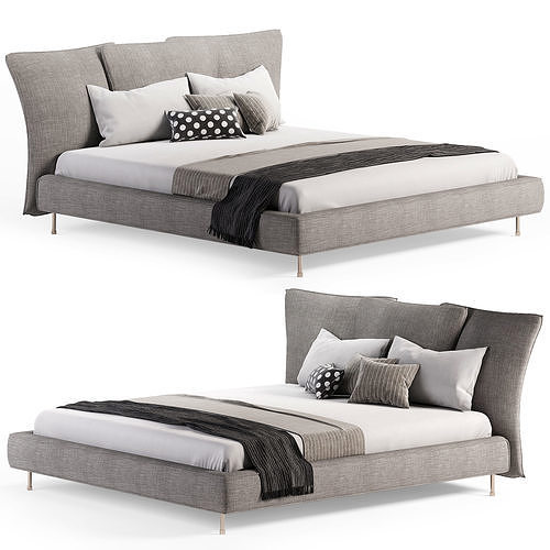 Madame C bed by bonaldo 3D model