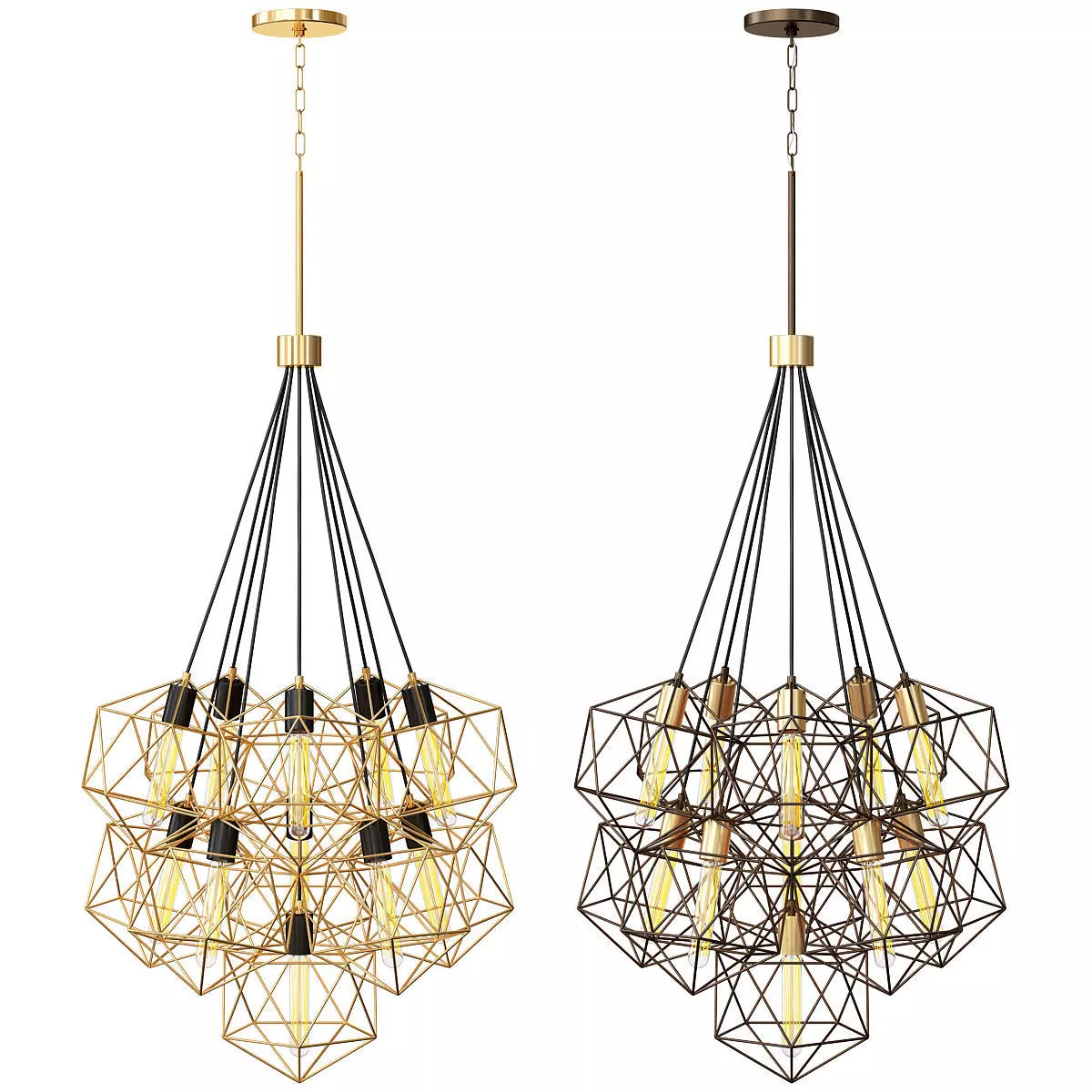 Astrid Multi Light Pendant 3D model