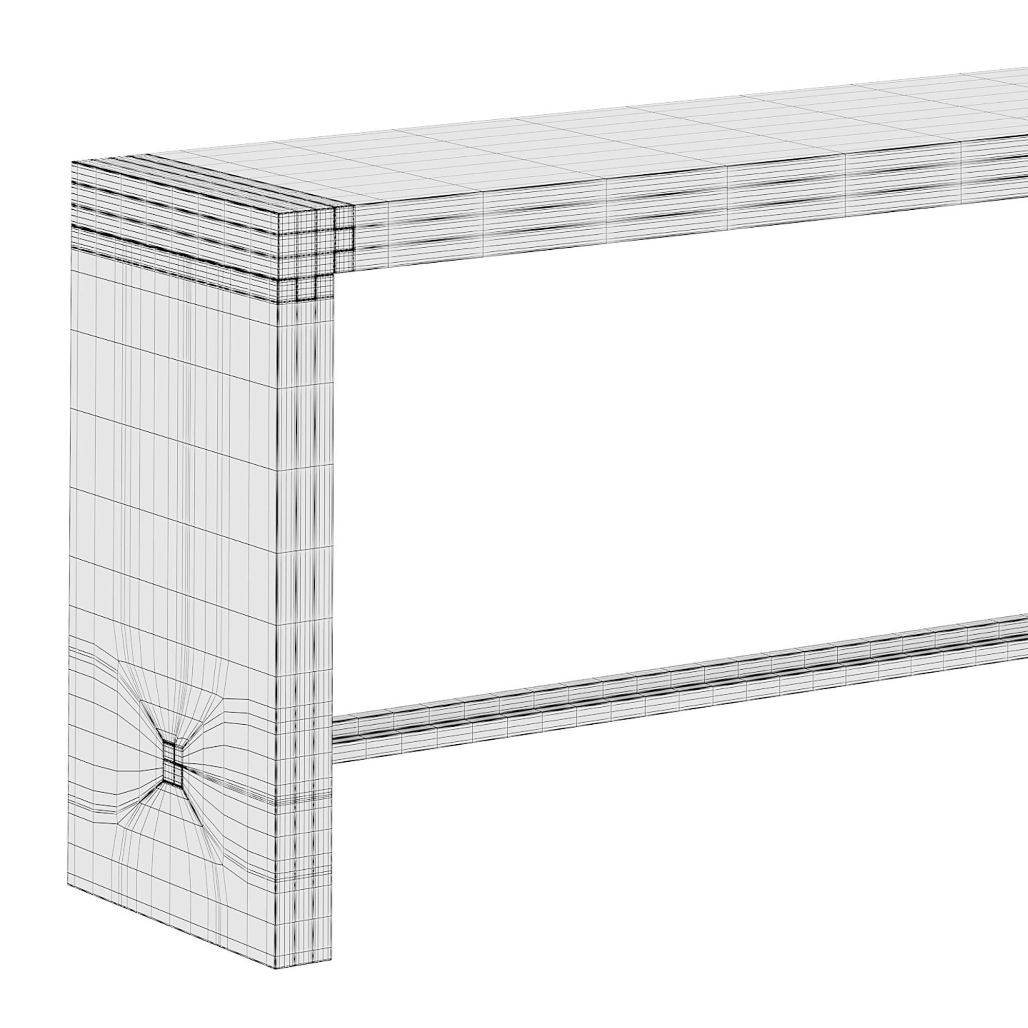 QUERINI CONSOLE by baker 3D model_6