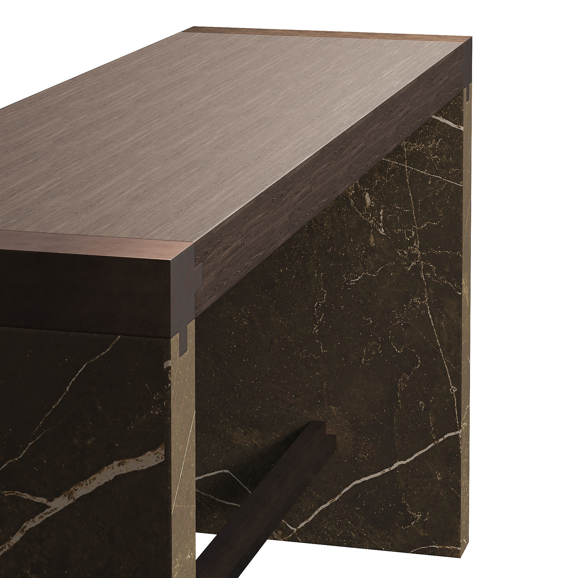 QUERINI CONSOLE by baker 3D model_2