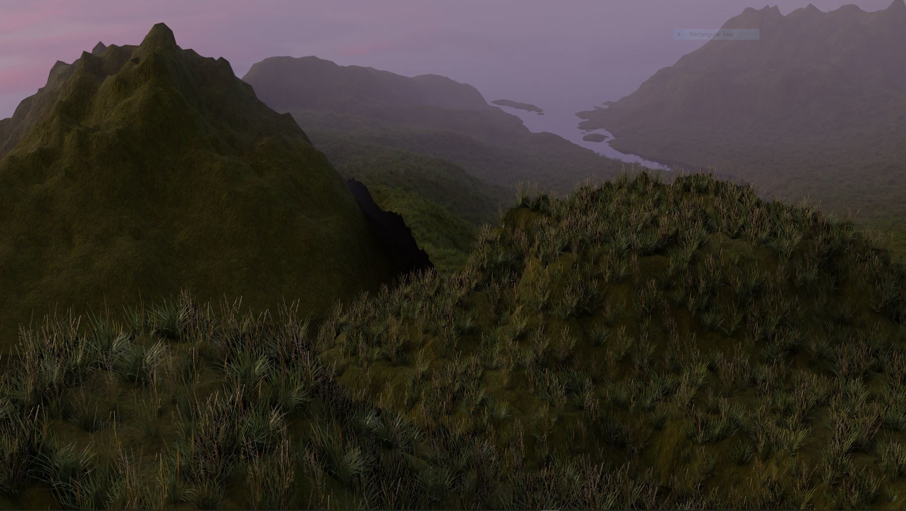 Valley Grassland 3D model_4