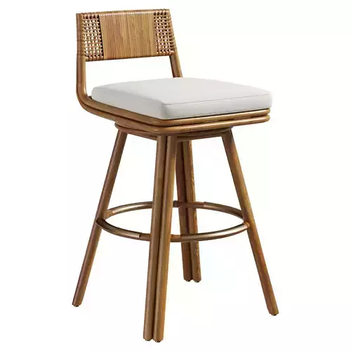 ALAMEDA SWIVEL COUNTER BARSTOOL by baker