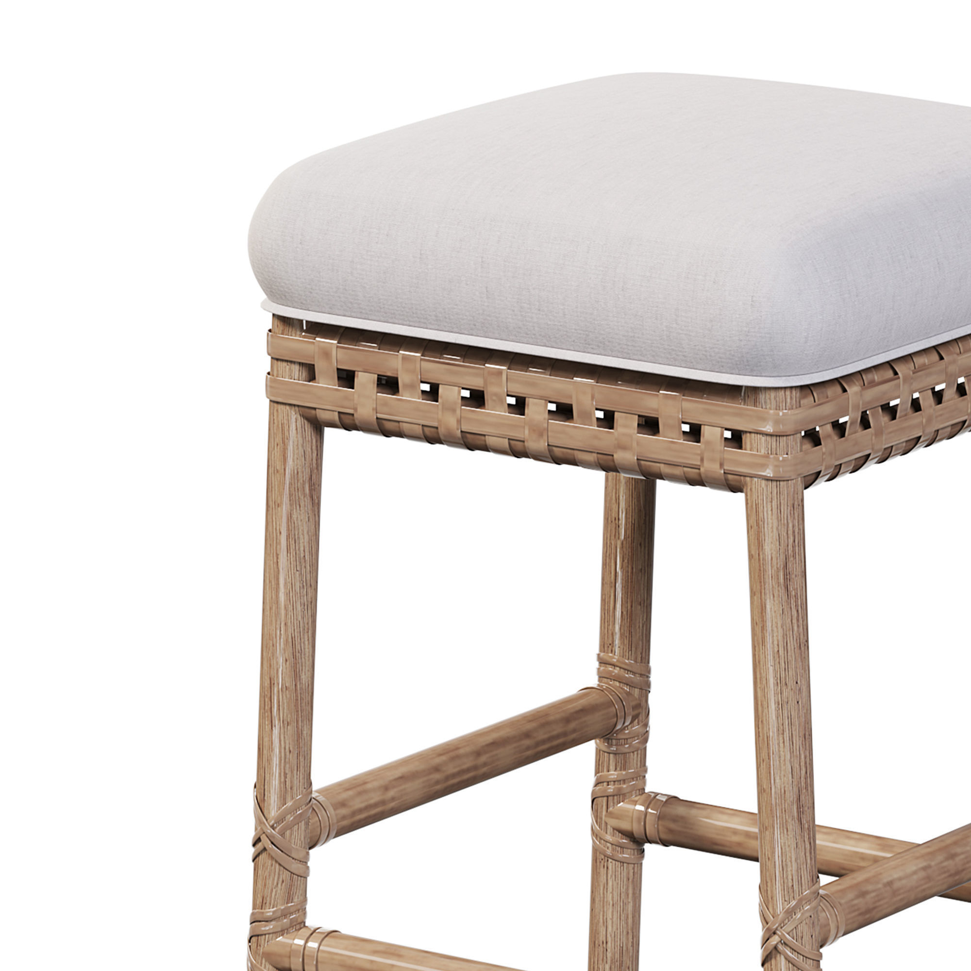 BACKLESS ARSTOOL by baker 3D model_4