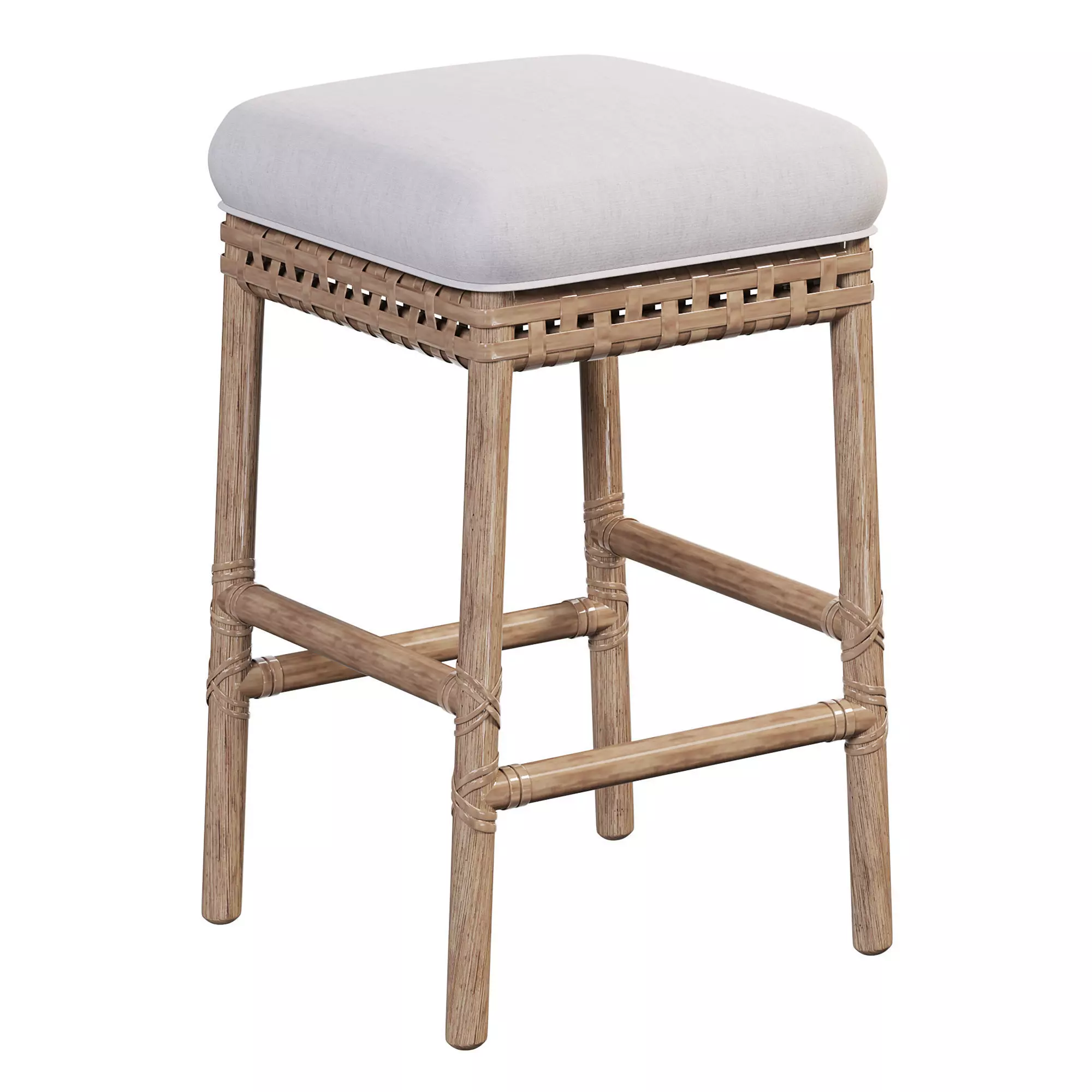 BACKLESS ARSTOOL by baker 3D model_0