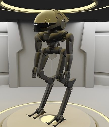 Alien Robot character 3D model