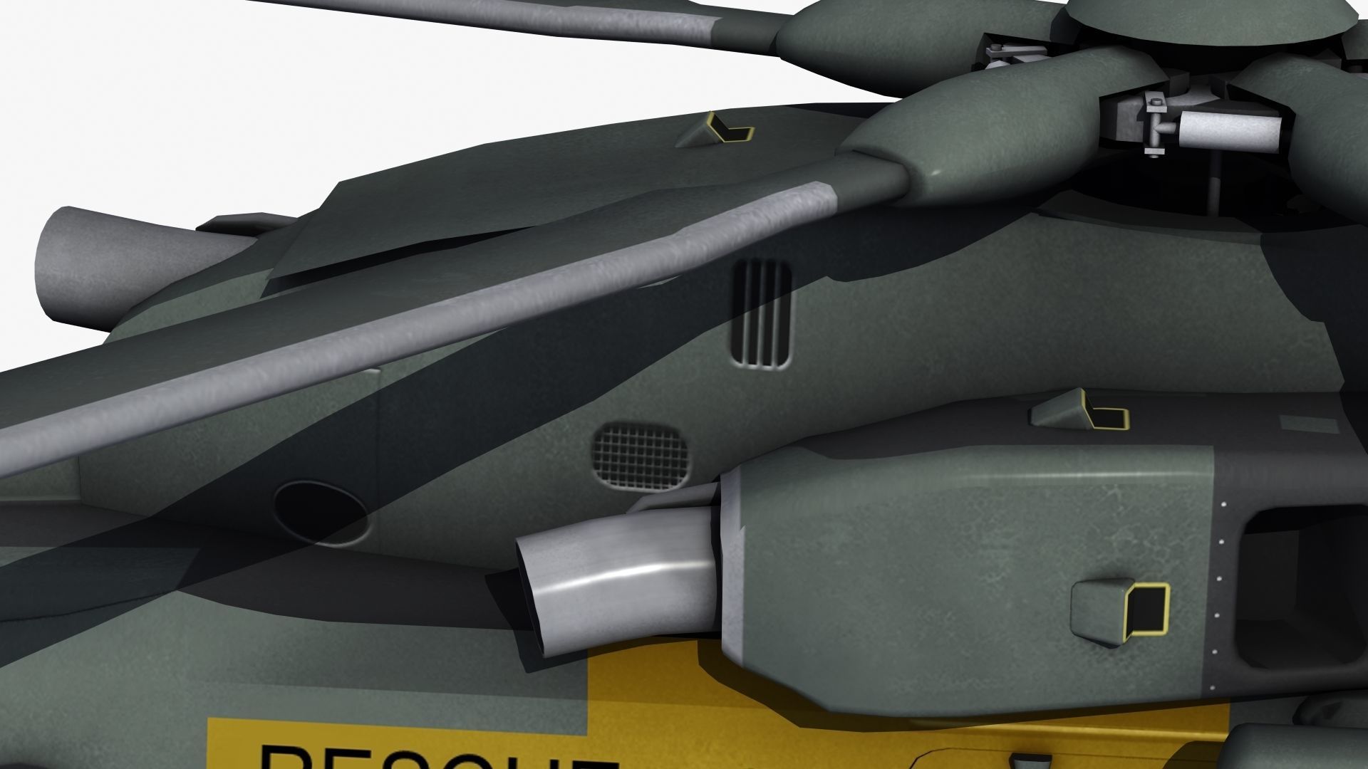 AH101 Merlin Helicopter 3D model_32