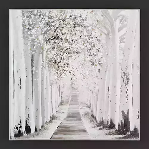 Pictures313 painting of path in woods