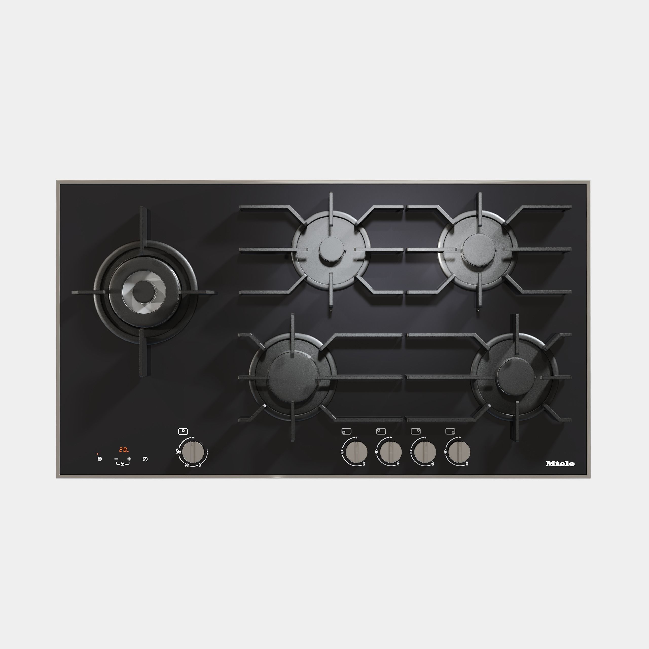 Miele Appliances Collection Gas Cooktop and Hood  3D model_11