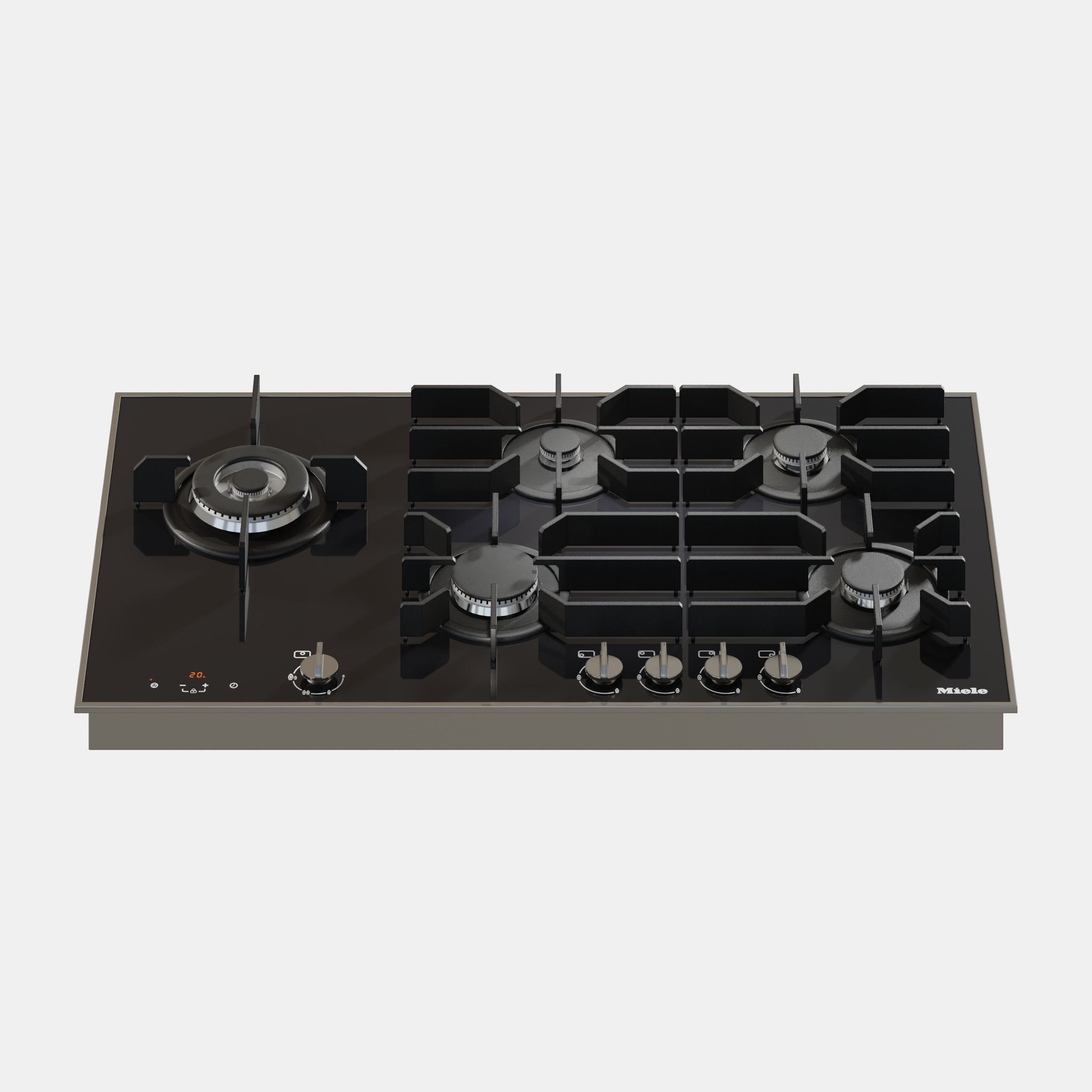 Miele Appliances Collection Gas Cooktop and Hood  3D model_10
