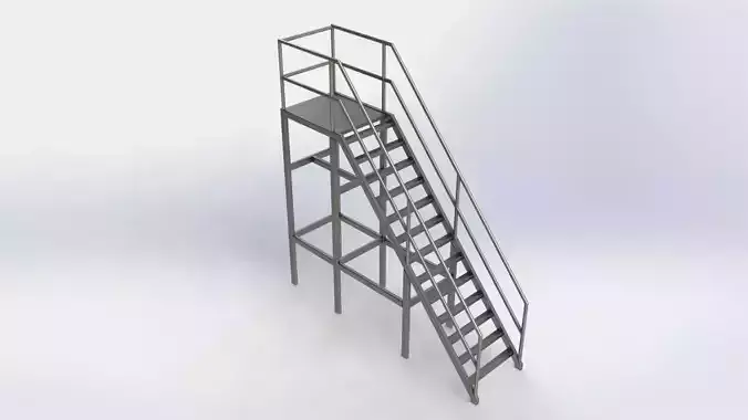 Steel stair 