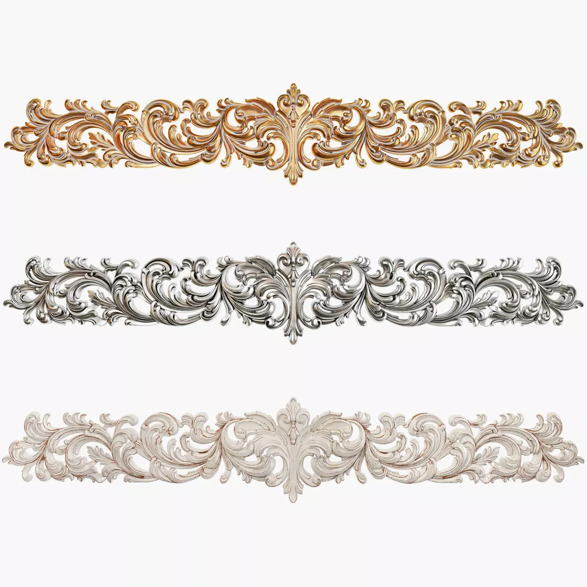 Classic carved 189 3D model_0