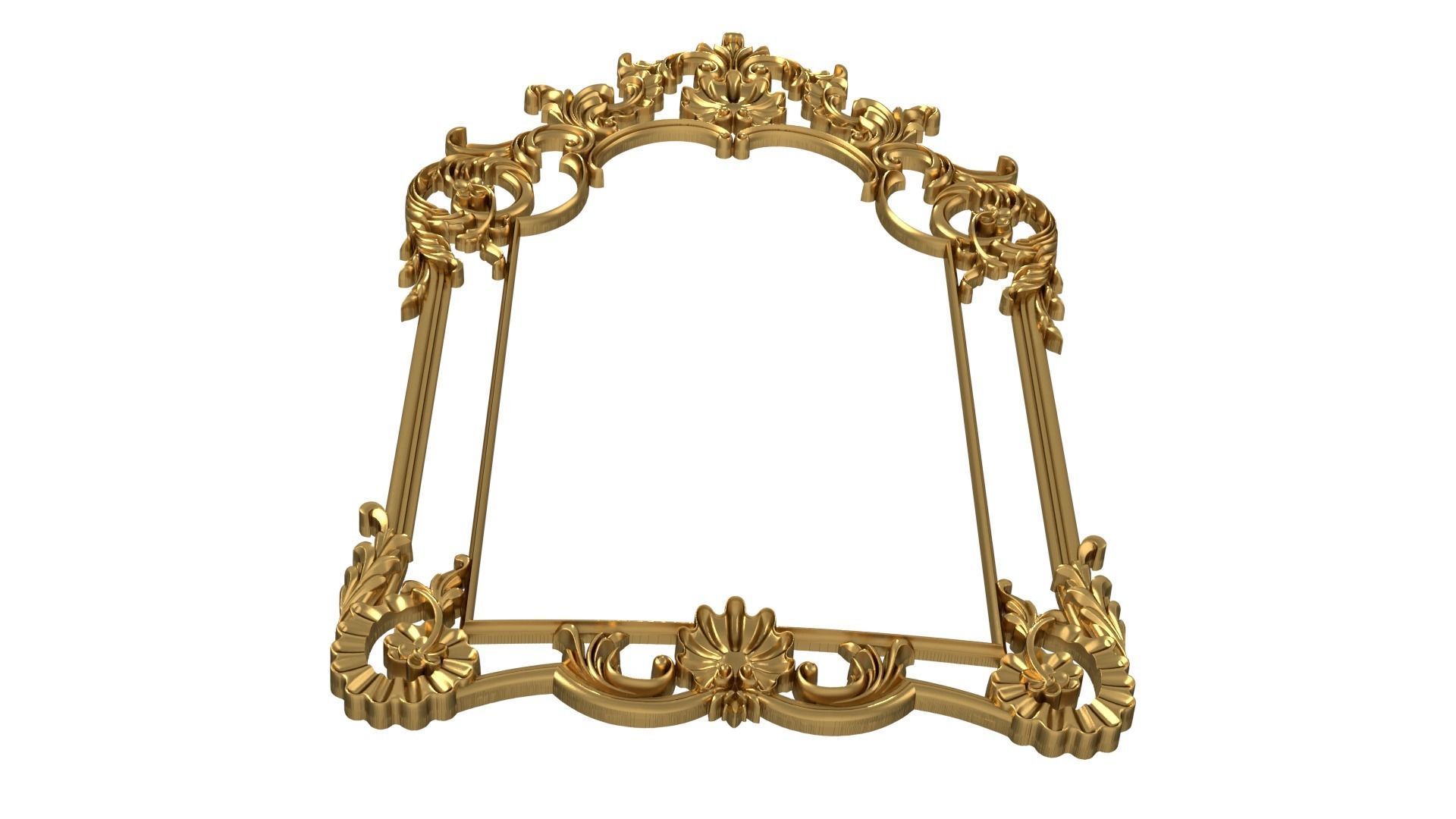 Frame mirror 47 3D print model_4