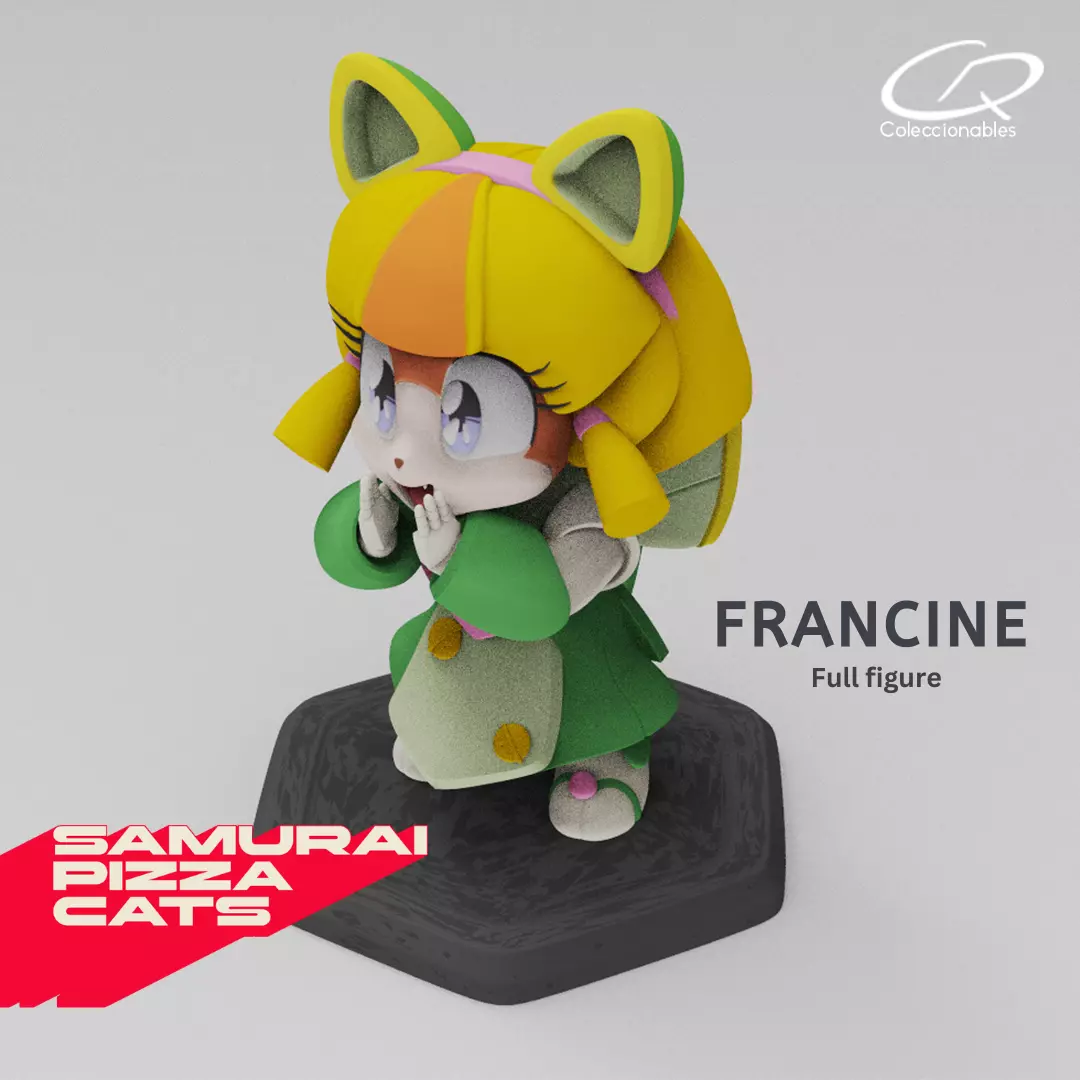 Anime Series - Samurai Pizza Cats - Francine 3D print model