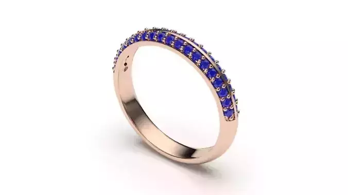 solitaire with ring sizes  8 part S30