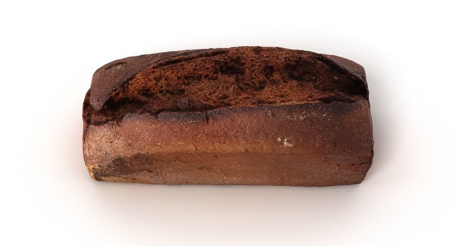 Loaf of Bread 002 3D model_1