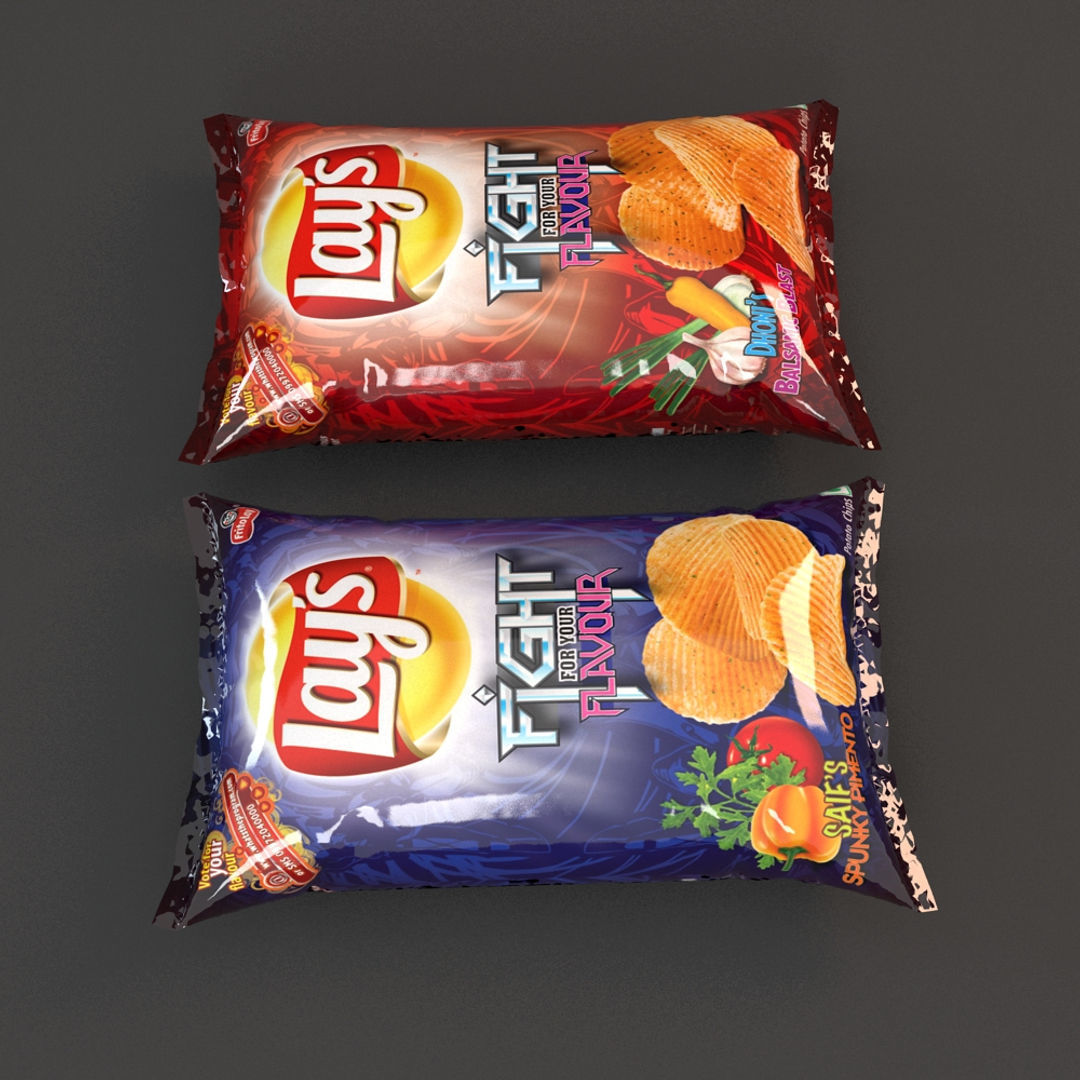Potato Chips 3D model_5