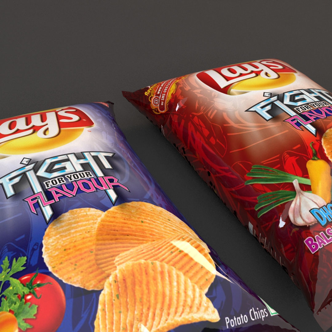 Potato Chips 3D model_7