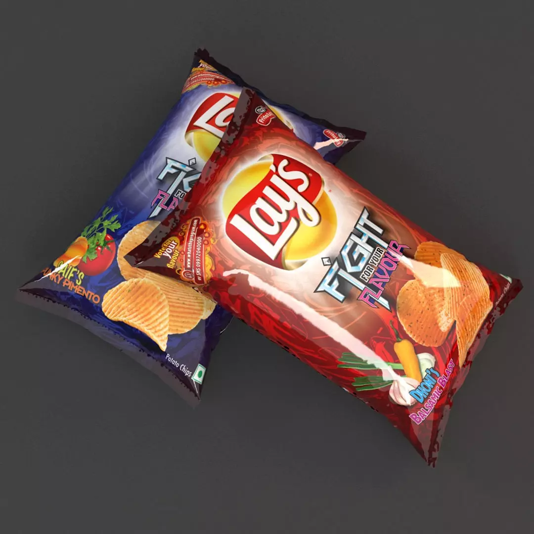 Potato Chips 3D model_0