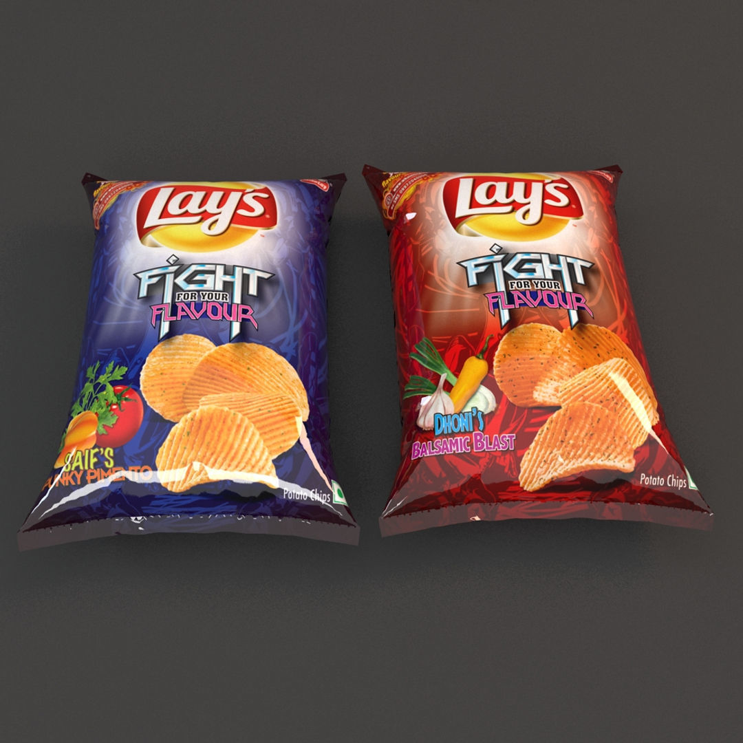 Potato Chips 3D model_3
