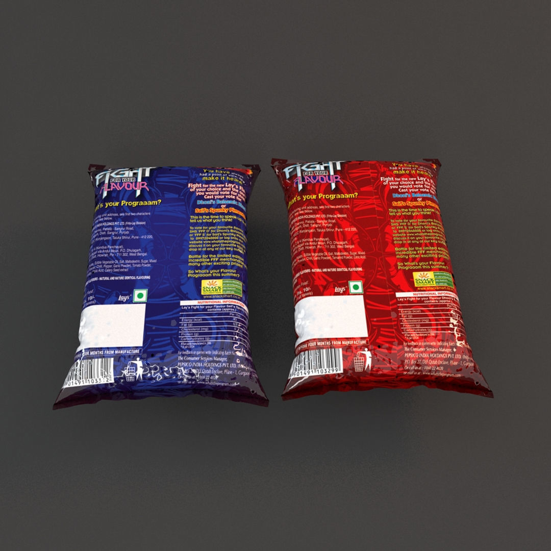 Potato Chips 3D model_4