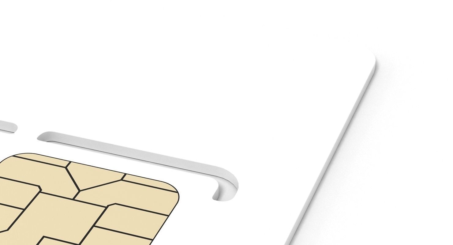 SIM Card 3D model_3