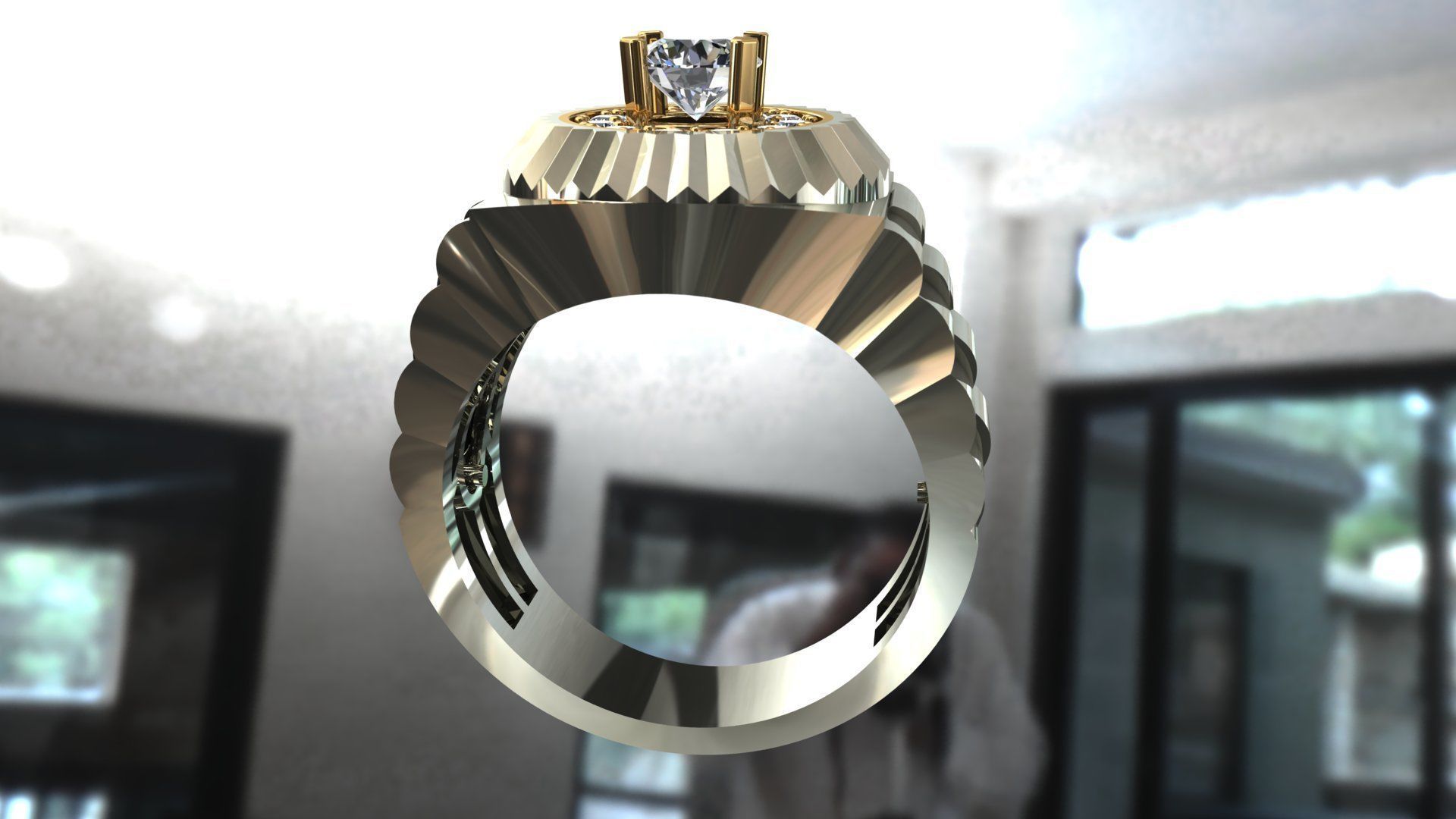 Ring 55  3D print model_5