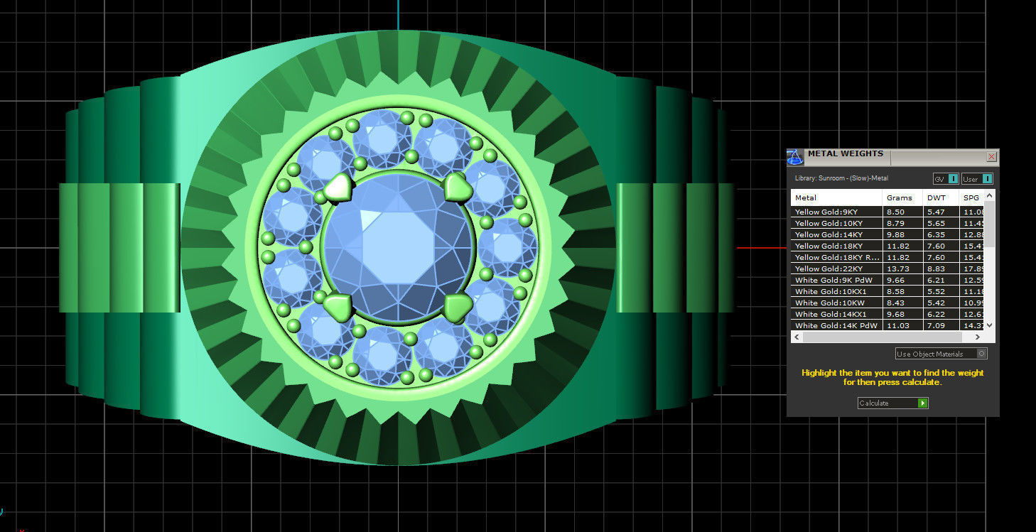 Ring 55  3D print model_9