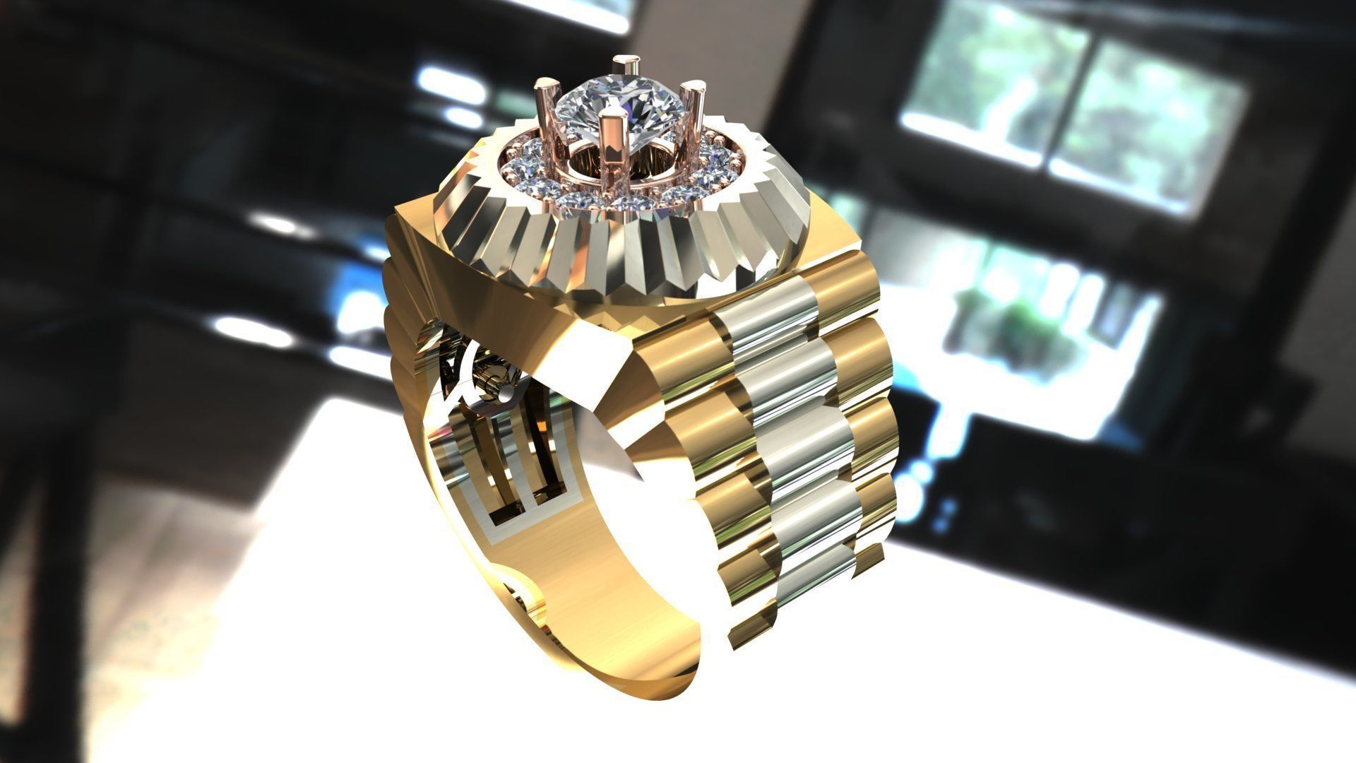 Ring 55  3D print model_1