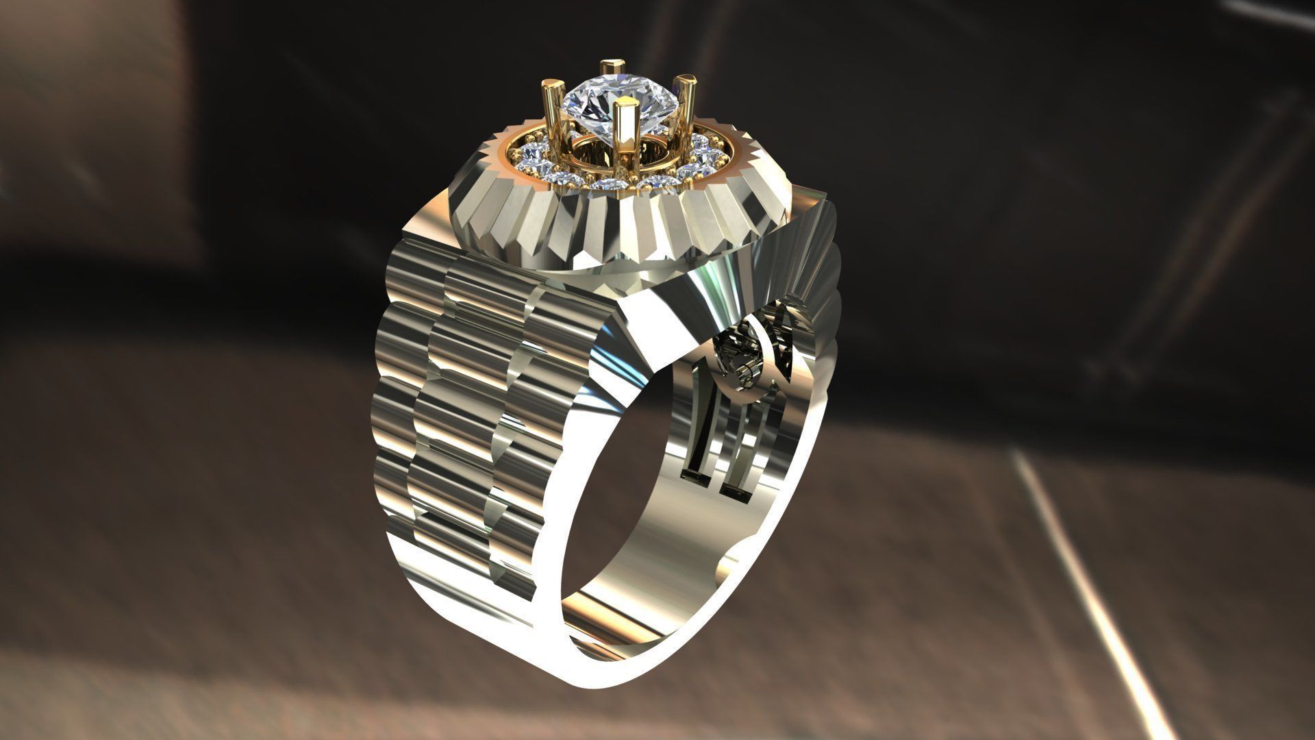 Ring 55  3D print model_3