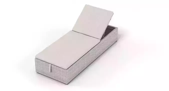 Dedon Lou Lounger 3D model