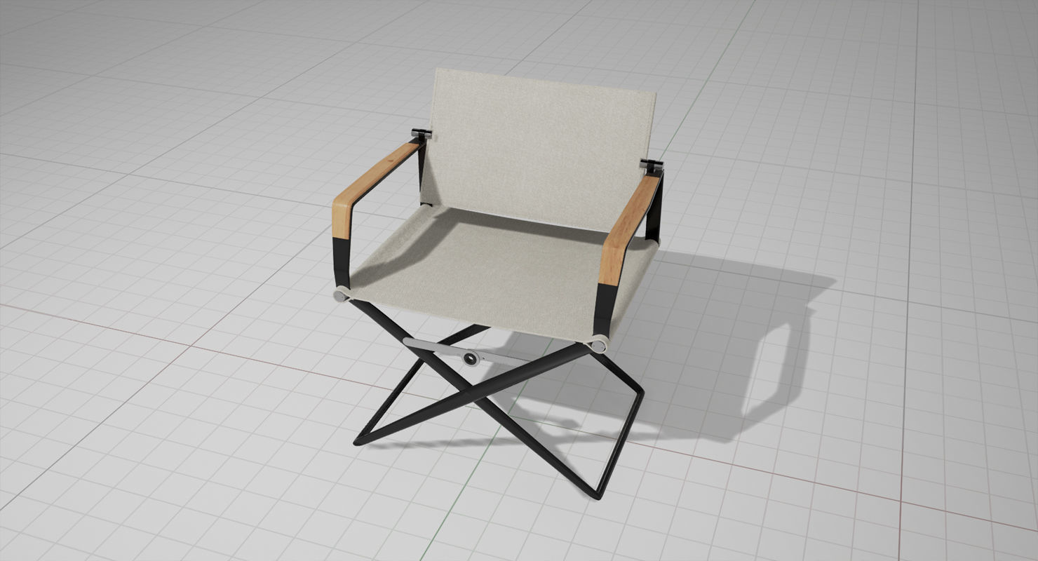 Dedon Seax Chair UE4 Low-poly 3D model_2