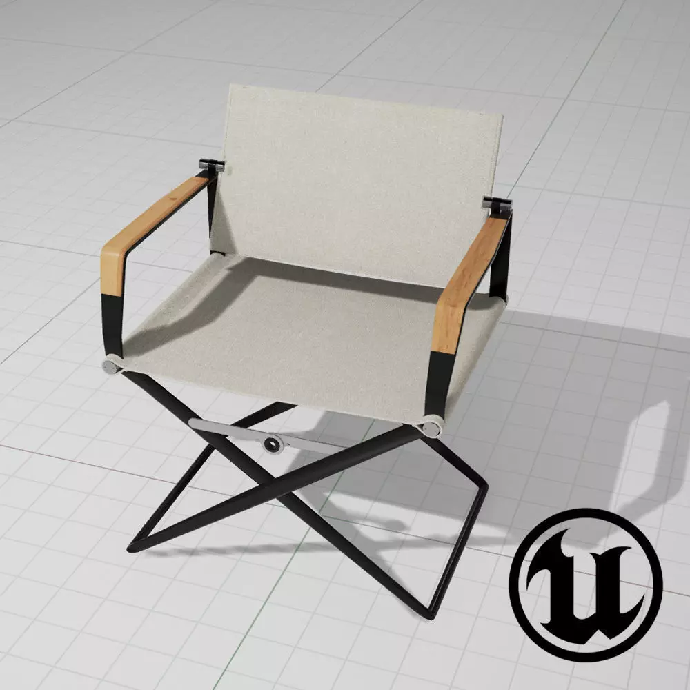 Dedon Seax Chair UE4 Low-poly 3D model_0